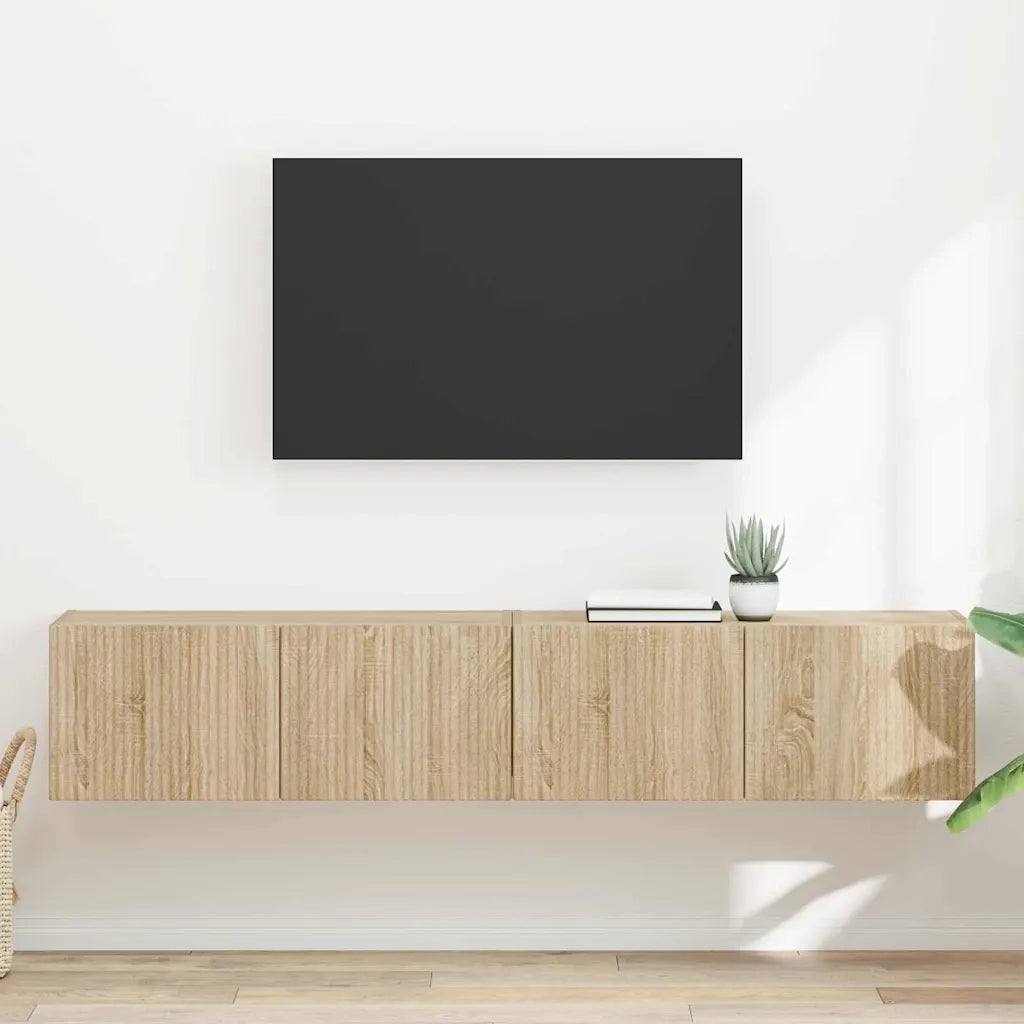 Mobile TV da parete 2 pcs Sonoma 78,5 x 31 x 29,5 cm