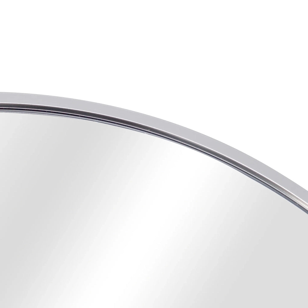 Specchio da parete rotondo diametro 50 cm argento 03_0007915