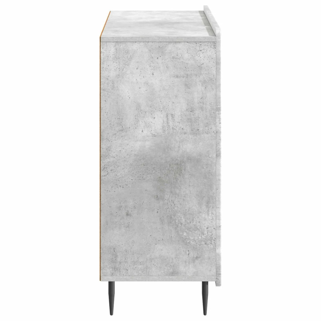 Credenza Grigio Cemento 89 x 34,5 x 82 cm Legno ingegnerizzato
