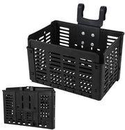 Manubrio portaparticolare – Portaparticolare – Contenitore da staccare e ripiegare per la bicicletta – Ripiegabile – Adatto per mountain bike e e-bike – Materiale PP – Nero