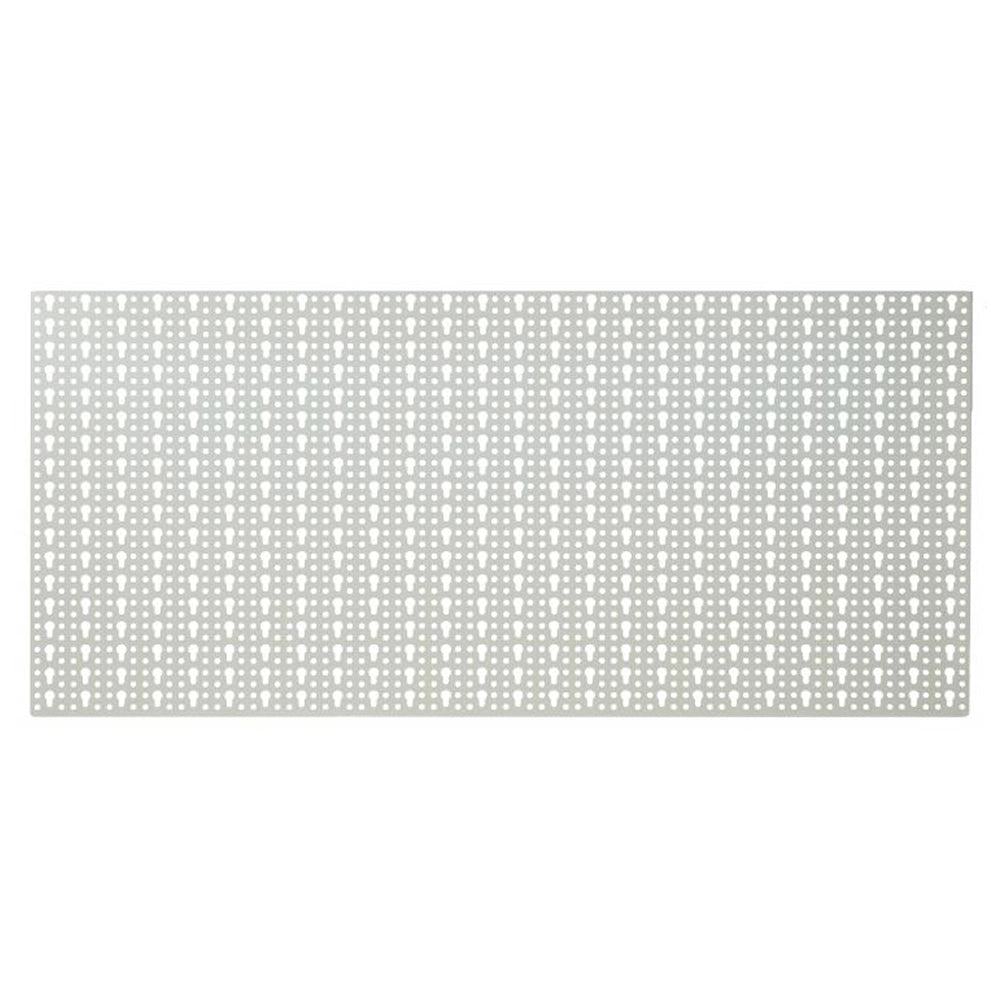 Pannello forato porta utensili in acciaio verniciato bianco cm 50x98 tools