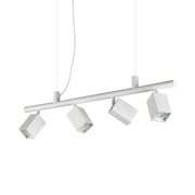 Lampada A Sospensione Dynamite 4 Luci Gu10 Bianca