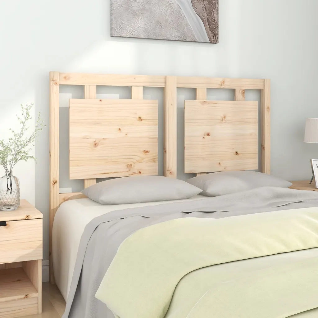 Testiera | Testata per Letto 125,5x4x100 cm in Legno Massello di Pino
