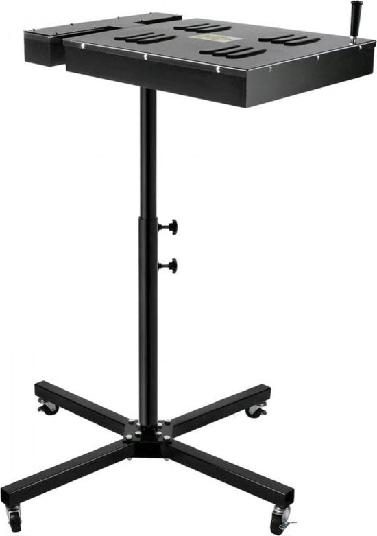Asciugatrice a vapore con stampa a seta da 18" x 18" con stand e regolazione di temperatura per asciugare T-shirt