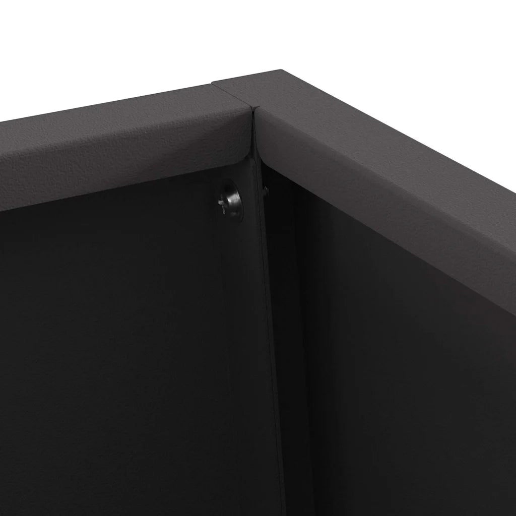 Focolare Nero 50 x 35 x 100 cm Acciaio 859004