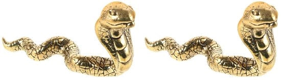 Due serpenti in vetro, decorazione per tavolo, figura in vetro artigianale per casa, ufficio e Feng Shui