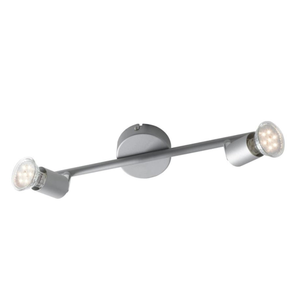 Applique faretti led orientabili soffitto spot attacco gu10x2 alimentazione 230v