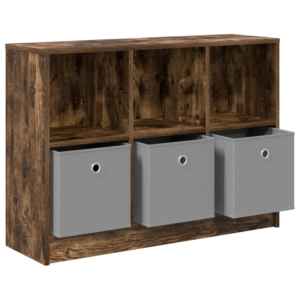 Credenza con cassetto Rovere fumé 88,5 x 27,5 x 63,5 cm