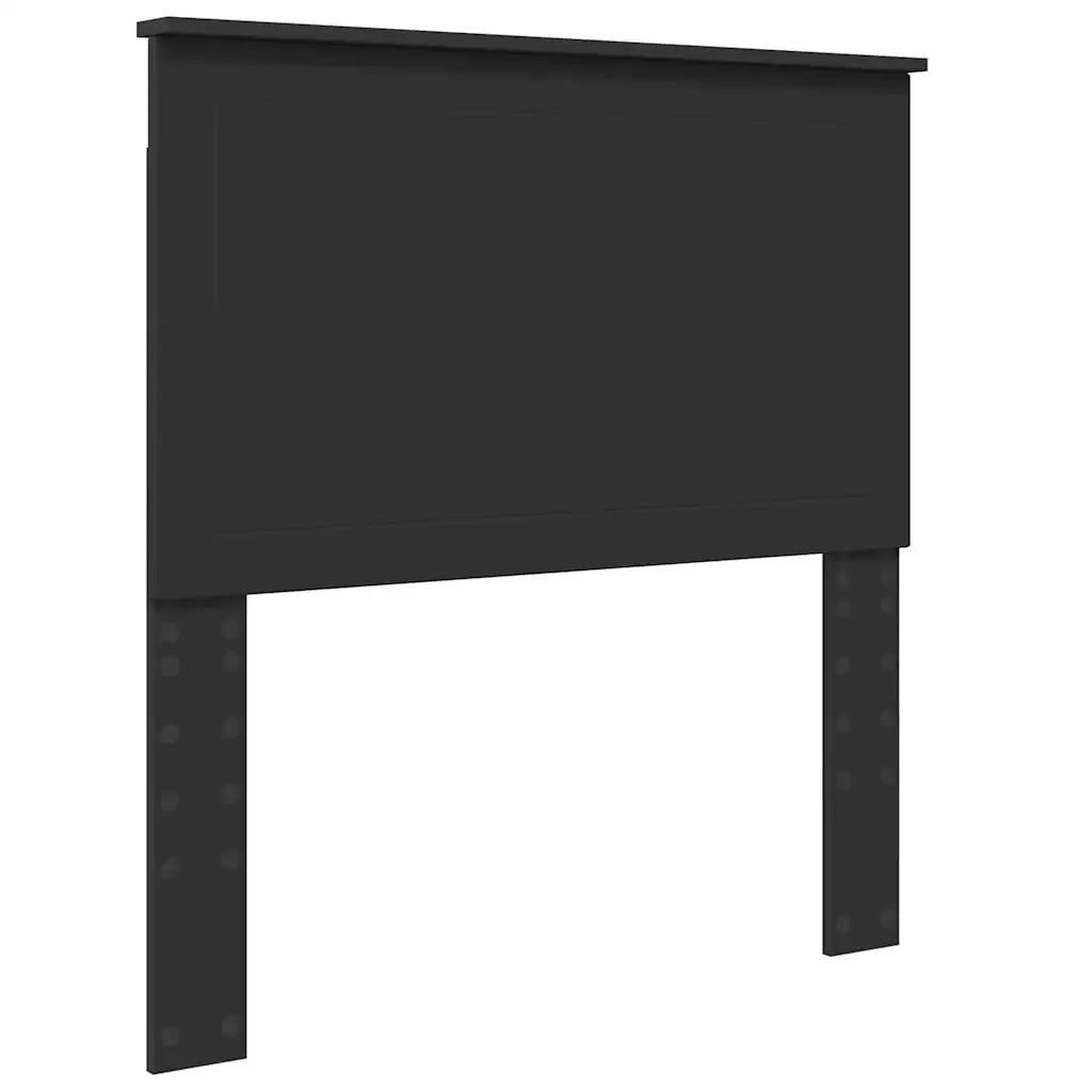 Testiera-Testata-Testiera Decorativa Rovere Nero 90 cm Legno multistrato 148117