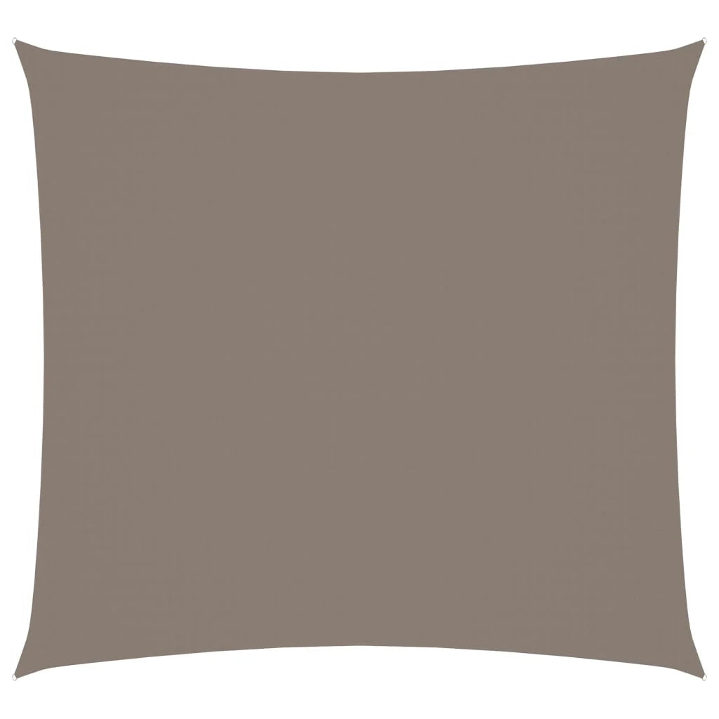 Vela ombreggiante/ombrellone quadrato 5 x 5 m in tessuto Oxford color tortora 02_0009520