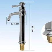 Trade Shop - Rubinetto Miscelatore Monocomando Lavabo Lavello Cucina Alto Acciaio Cromato -