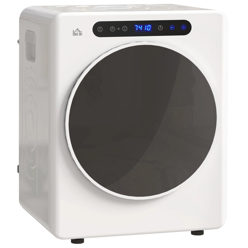 Asciugatrice a evacuazione ¨C zephmum ¨C Bianco Acciaio Inox 1000W 3kg
