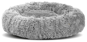AIO FACTORY 80cm Shaggy Bed Cuscino per cani grigio chiaro impermeabile