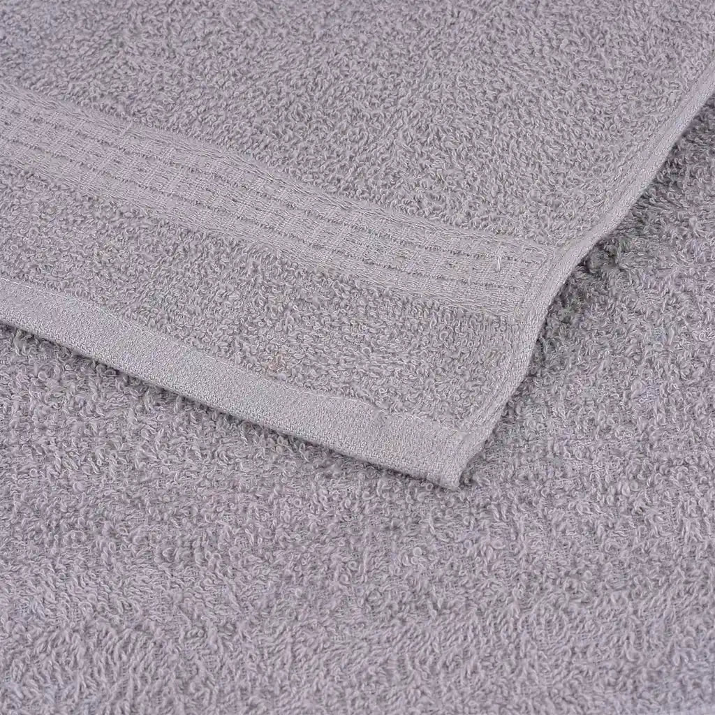 Asciugamani da doccia FROGN 2 pz Grigio 70x140 cm 360 g/m² 136833