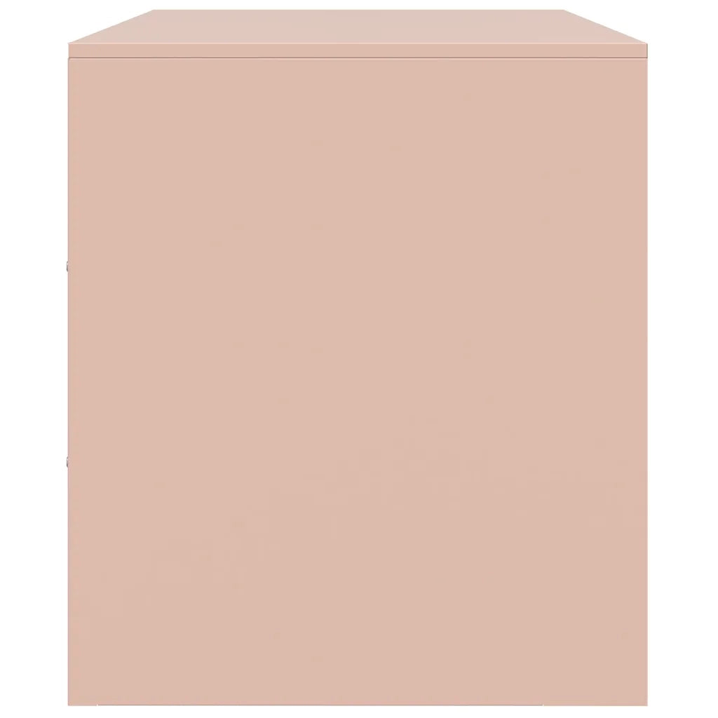 Mobile TV-Credenza per TV-Console TV Rosso 67x39x44 cm in Acciaio 592231