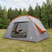 Tenda Capanna Grigio e arancione 300 x 210 x 156 cm Poliestere 42028512