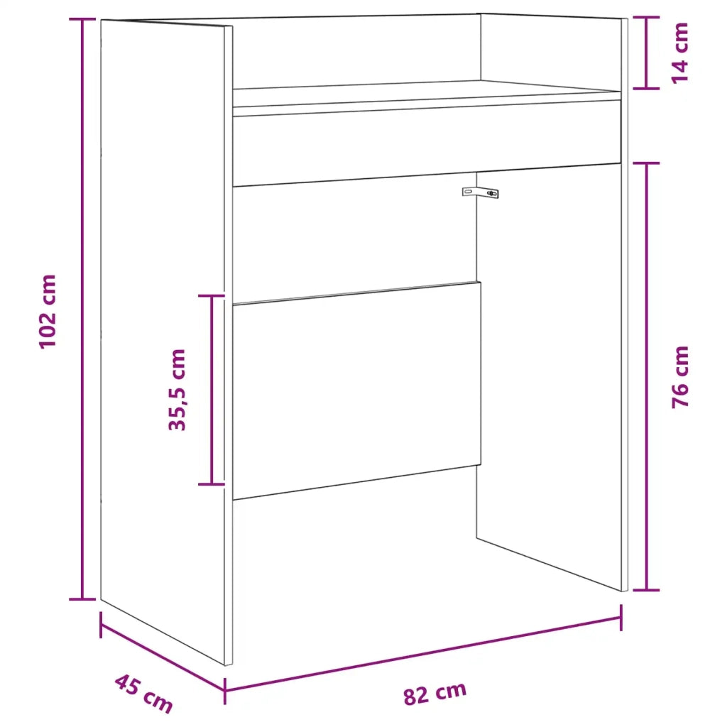 Tavolo DJ Bianco 82 x 45 x 102 cm Legno ingegnerizzato 8006748