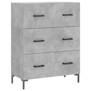 Buffet credenza cassettiera armadio mobile contenitore organizer per cucina soggiorno salotto 69,5 x 34 x 90 cm legno ingegnerizzato grigio 02_0032058