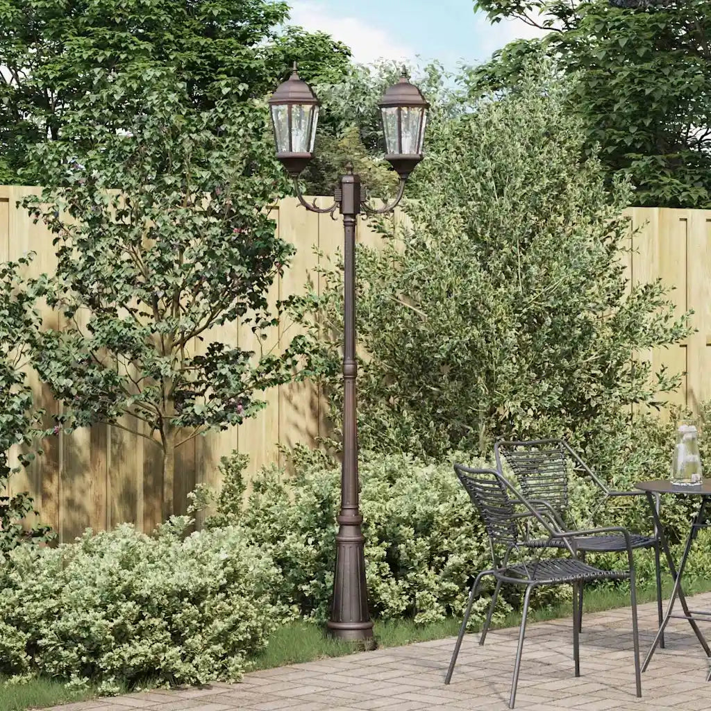 Luce da Giardino Bronzo 68 x 20 x 235 cm Alluminio e vetro CFW4808581