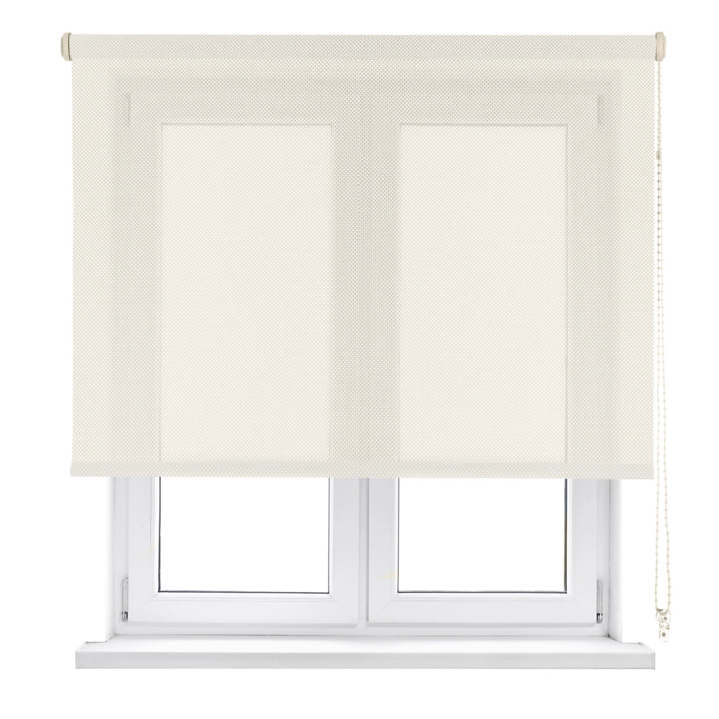 Tenda a rullo Viewtex Screen  5% Grado di apertura bianco lino 150 x 250 cm - Made in Europe - 5 anni di garanzia