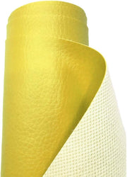 Pavimento in imitazione di legno con struttura a corda, impermeabile, venduto per metro - 200 cm x 140 cm (giallo)
