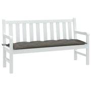 Cuscino Panca Giardino Grigio Scuro MÃ©lange 150x50x7 cm Tessuto