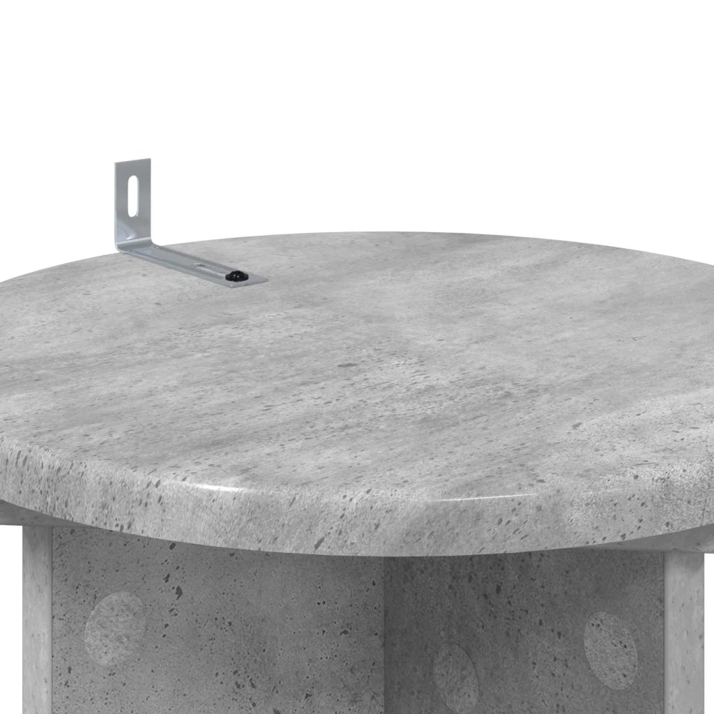Supporto per piante 2 pcs Grigio Cemento 29,5 x 29,5 x 60 cm 899720
