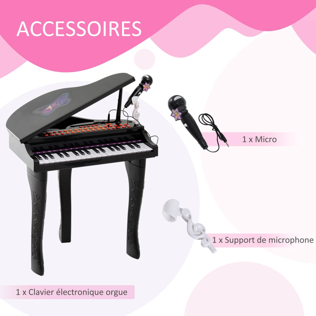 Tavolo Pianoforte Elettronico ¨C zephmum ¨C 37 Tasti LED Multifunzione con Microfono