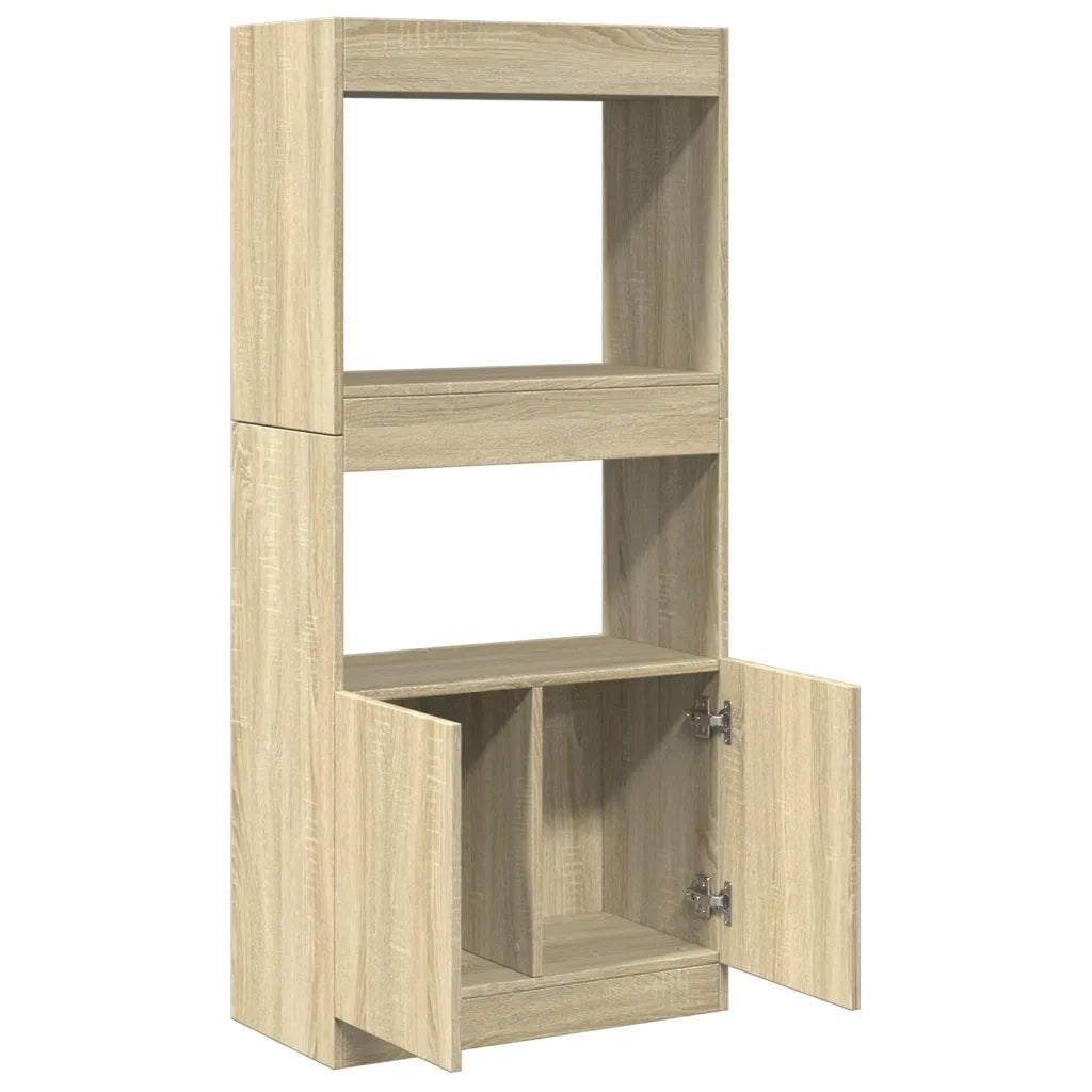 Credenza Rovere Sonoma 63x33x140 in Truciolato 855108
