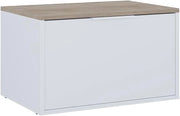Credenza Betti, Bianco/Sonoma, 60 x 36 cm con porte