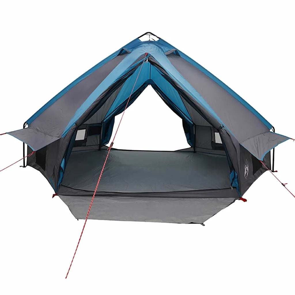 Tenda Teepee per 8 Persone Blu e Grigio 490 x 410 x 210 cm 42004069