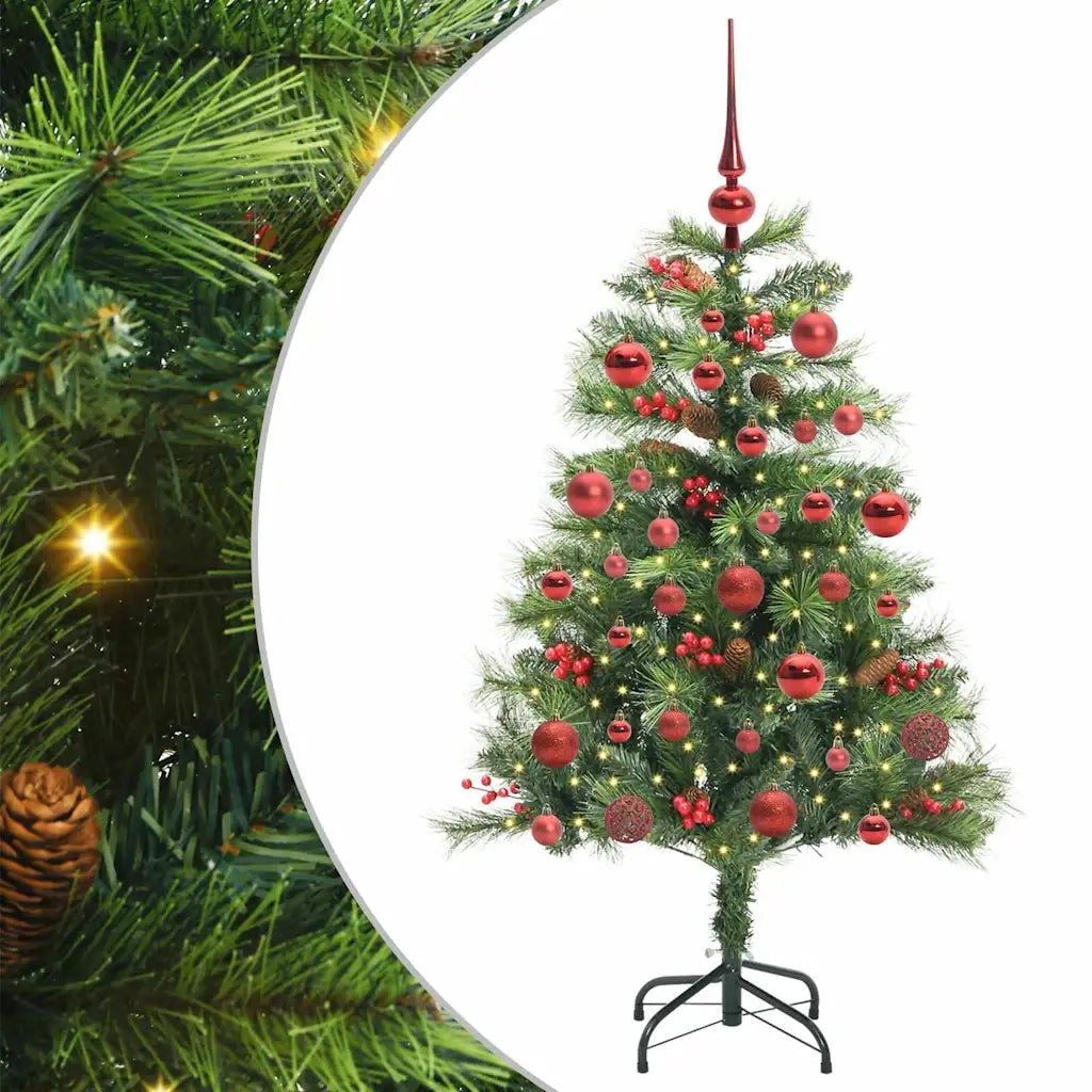 Albero di Natale artificiale Verde 150 cm PVC e Metallo