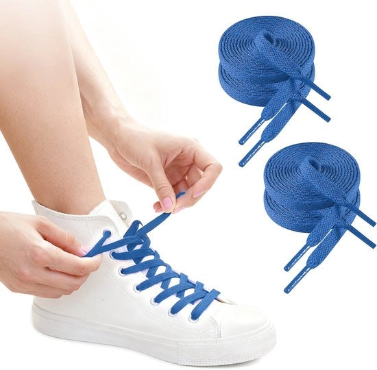 Viti per sneaker in poliestere - 120 cm - 8 mm - 4 viti - viti per sneaker - viti sportive di alta qualità - parti di ricambio per viti sportive - viti per scarpe da sport e casual in tela bianca