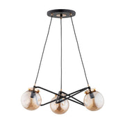 Lampada a sospensione VEGA industriale 3 luci E14 Alfa