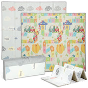 TAPPETO PER BAMBINI CON LETTERE DELL'ALFABETO E SUPERFICIE IMPERMEABILE IN XPE MULTICOLORE, 194X176.5X1.5 CM
