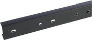 Gola cavo PVC nera dimensioni 30x15 mm con fori di montaggio lunghezza 1 m