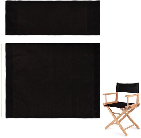 Hoes Vervangendo per Sedile Regista/Make-up - in Canapa - Facile da Pulire - 530 x 410 mm - Copertura Sedili
