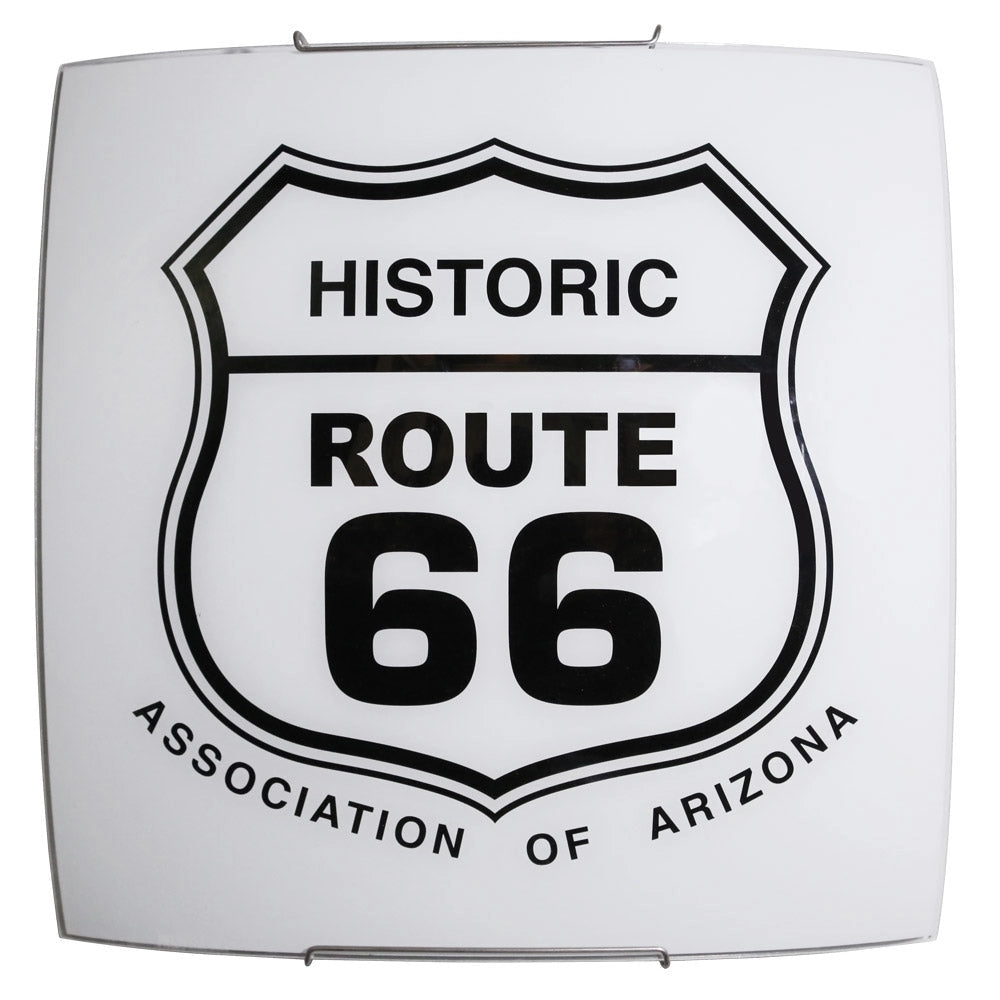 Plafoniera 2xE27 Ganci Filo Acciaio Vetro Lastra Route66 E-Energy Route66