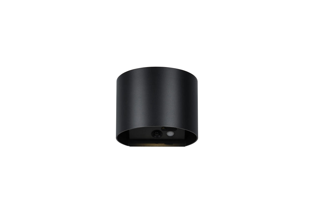Applique esterna LED 1W nera semicircolare PIR GENIE RL