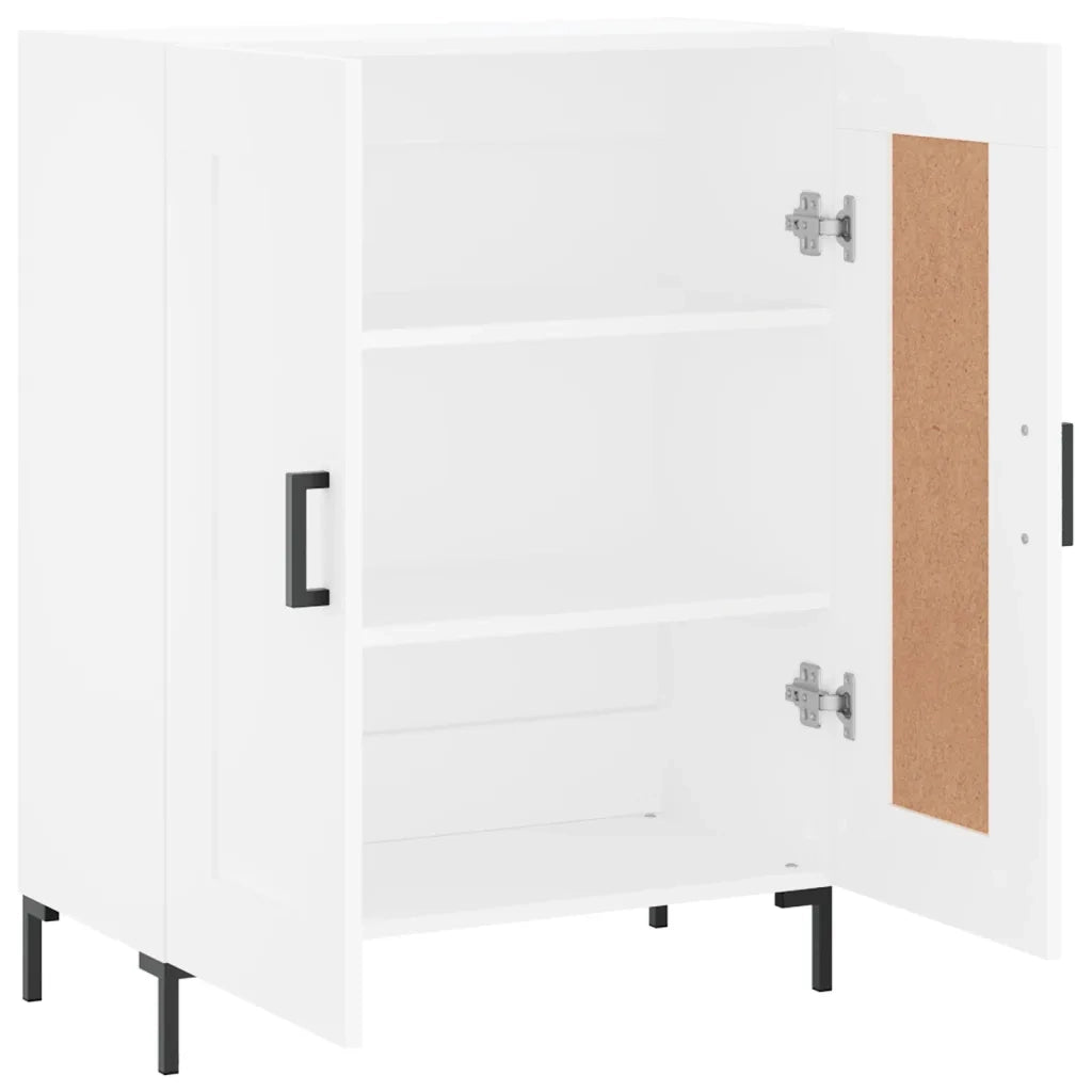 Credenza | Madia | Buffet da pranzo | Armadio da pranzo Bianca 69,5x34x90 cm in Legno Multistrato