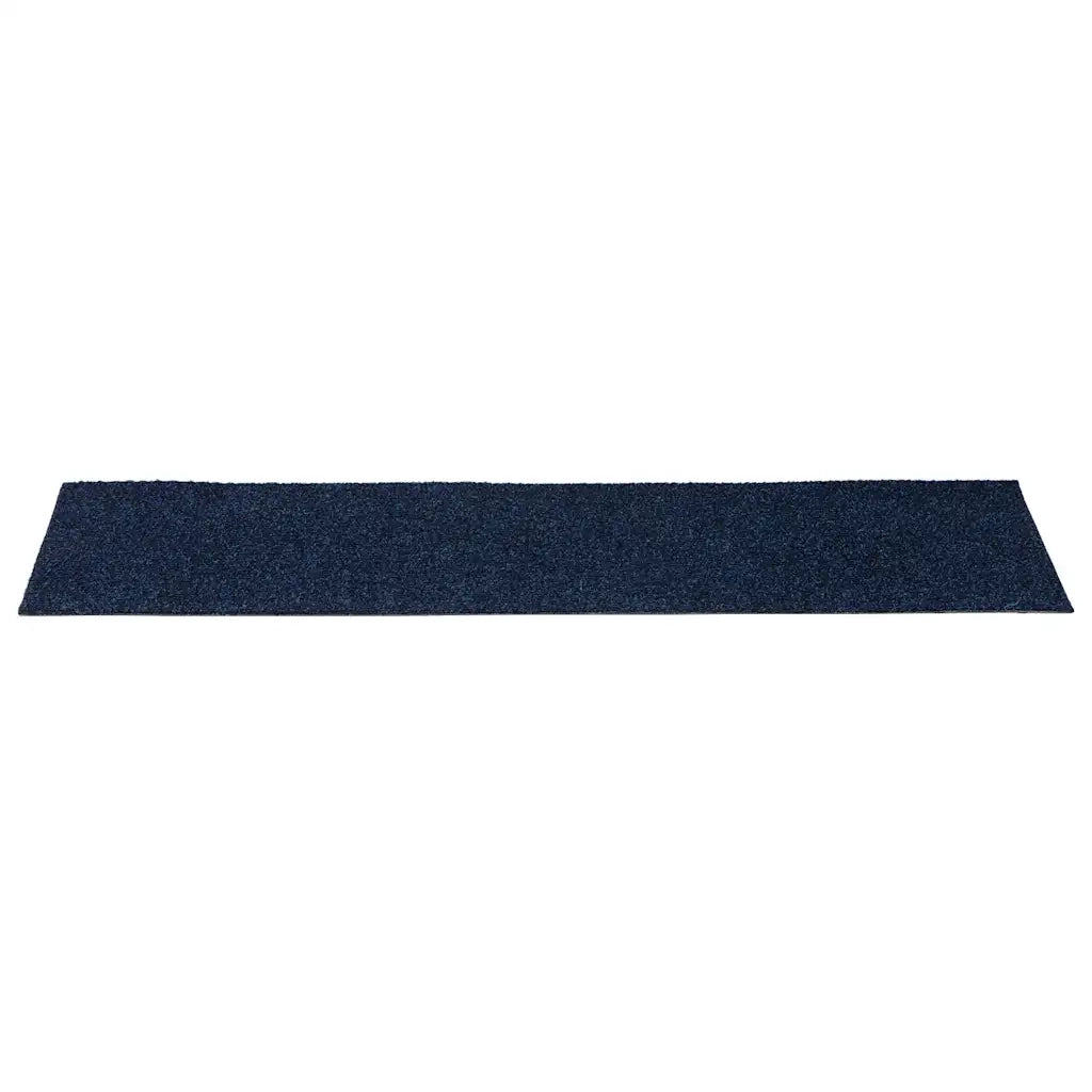 Tappetini per Scale Autoadesivi 30 pz Blu 76x20 cm Rettangolare