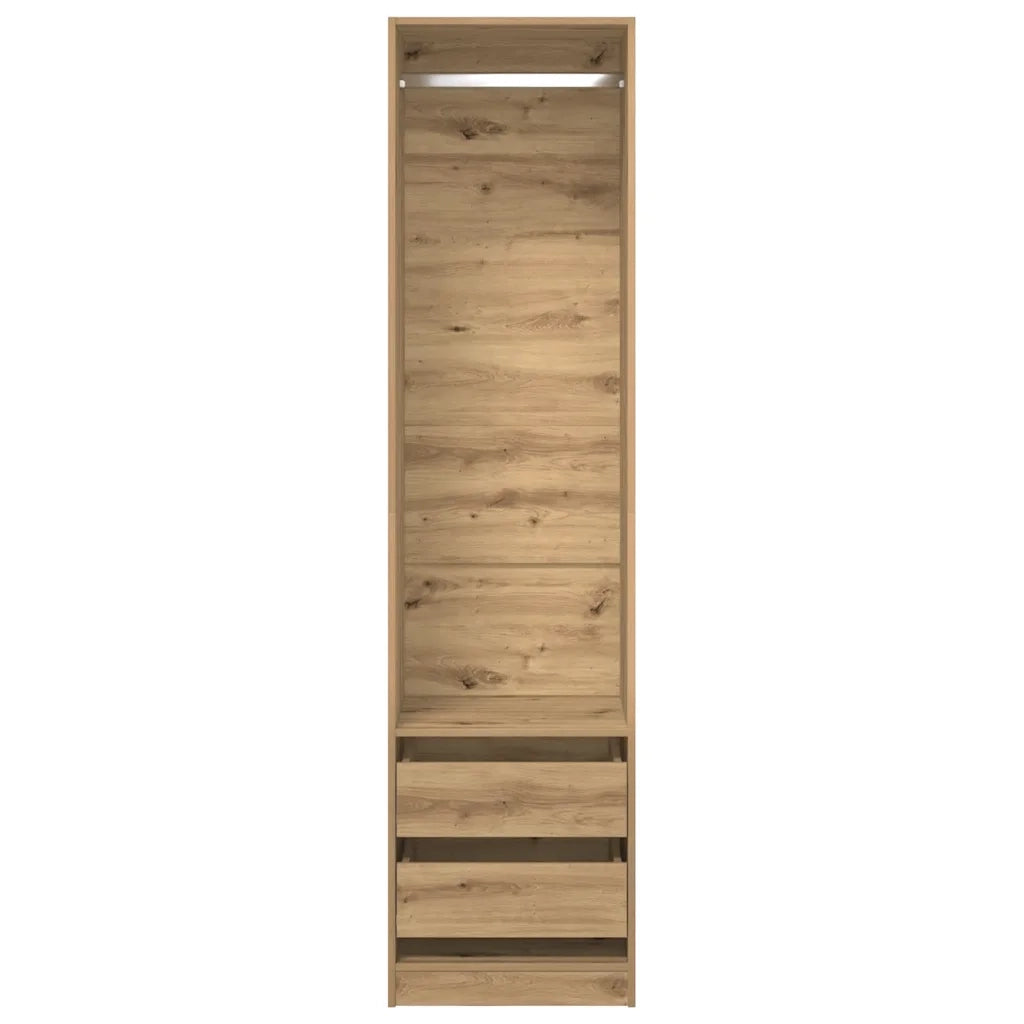Armadio Rovere Artigianale 50x50x200 cm in Legno Multistrato 3318629