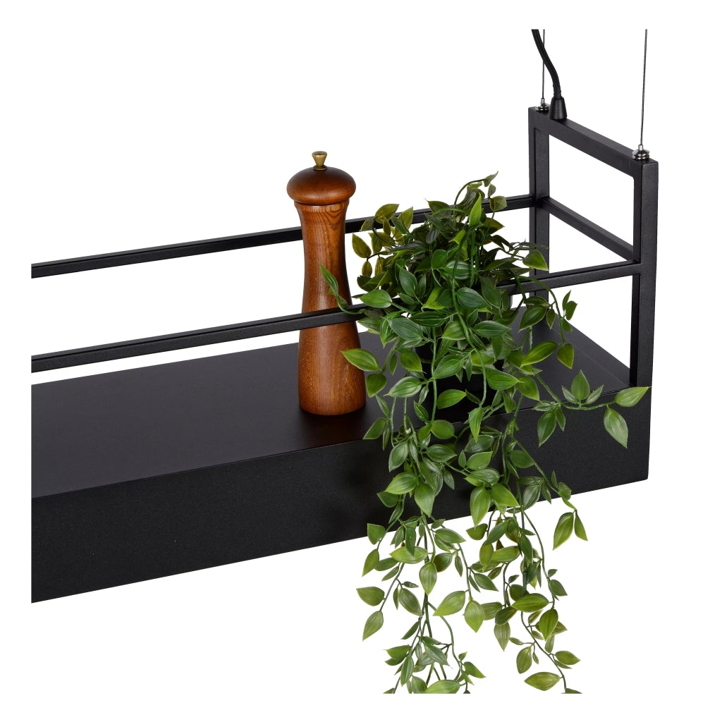 Lampada a sospensione cucina Miravelle nera 6xGU10 Lucide