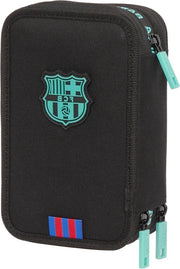 Etui di accessori per bambini con 36 penne, adatto per bambini dai 5 ai 14 anni, di alta qualità e duraturo, colore nero, dimensioni 125 x 55 x 195 cm.