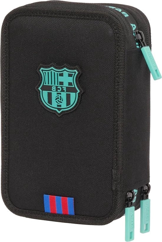 Etui di accessori per bambini con 36 penne, adatto per bambini dai 5 ai 14 anni, di alta qualità e duraturo, colore nero, dimensioni 125 x 55 x 195 cm.