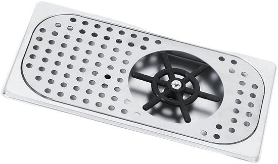 Aspirapolvere per vasi da esterno - Diametro 114mm - Acciaio inossidabile - Lavastoviglie - Connettori G1/2 pollici - Facile e risparmia tempo - Adatto per uso all'aperto
