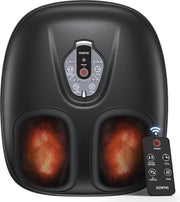 Massaggiatrice da piedi portatile con calore per fasciite plantare - Shiatsu massaggi, compressione e 3 intensità
