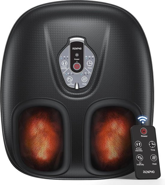 Massaggiatrice da piedi portatile con calore per fasciite plantare - Shiatsu massaggi, compressione e 3 intensità