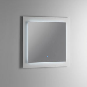 Specchio con Lampada a LED in 90x3x90cm TFT Sunset Bianco