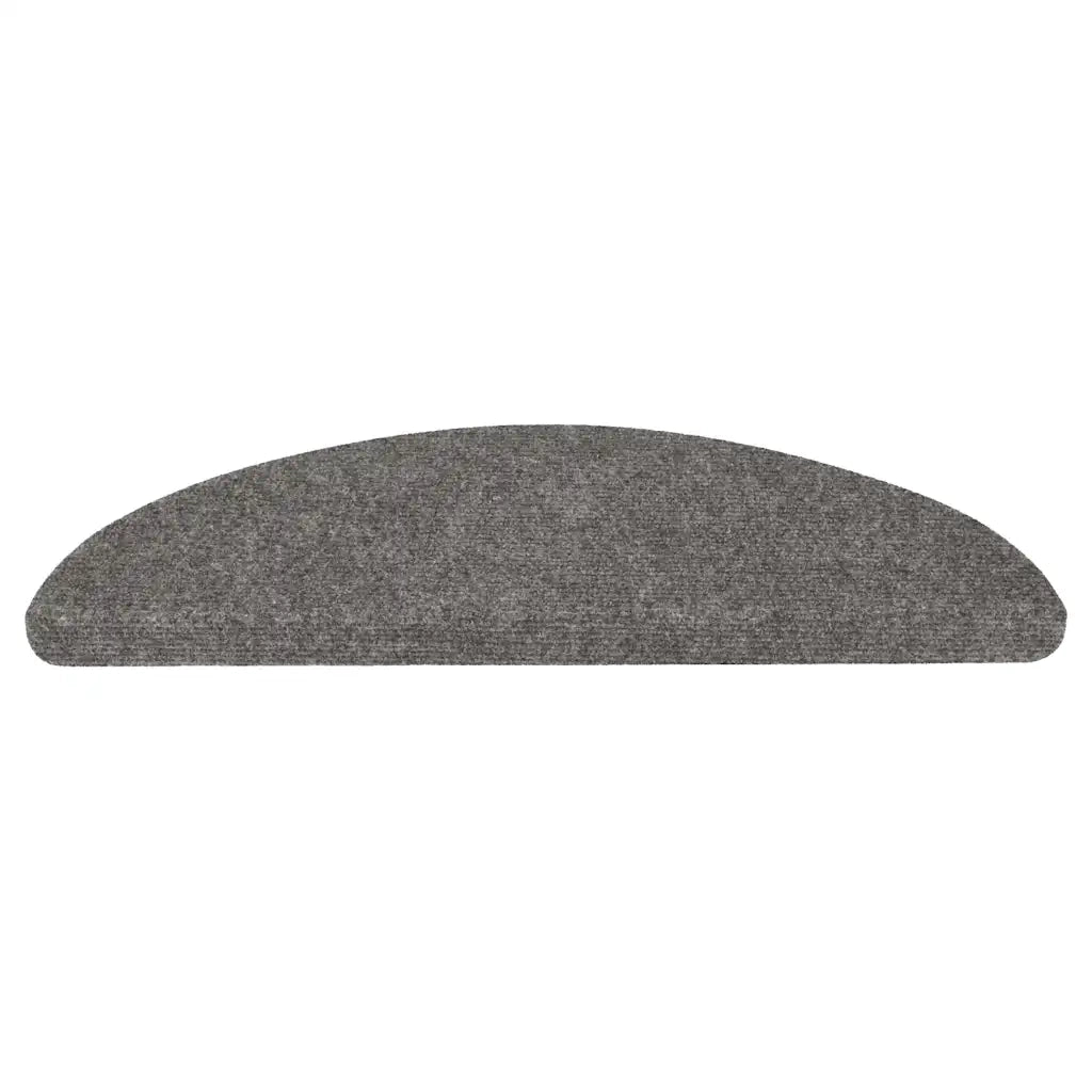 Tappetini Autoadesivi per Scale 10pz Grigi 56x17x3 cm 355256